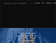 Tablet Screenshot of hardeysmotorwerks.com